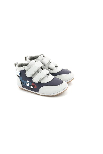 Robeez kids Pantofi sport de piele, cu benzi velcro Baieti