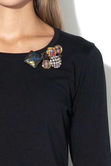 Liu Jo Вталена блуза с декоративни копчета Жени