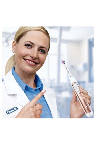 Oral-B Periuta de dinti electrica  Genius 10, Smartring, 6 programe, 4 capete, Bluetooth, Li-ion, Trusa de calatorie Femei