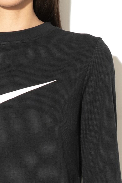 Nike Bluza cu model texturat si imprimeu logo Femei