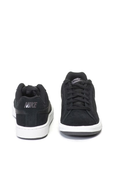 Nike Pantofi sport din piele intoarsa cu logo pe partile laterale Court Royale Femei