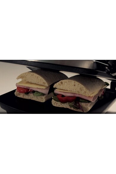 Breville Sandwich-maker  Panini , 1000 W, Placi antiaderente, Negru/Inox Femei