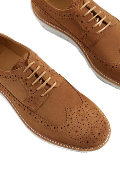 Mango Nyersbőr brogue cipő férfi