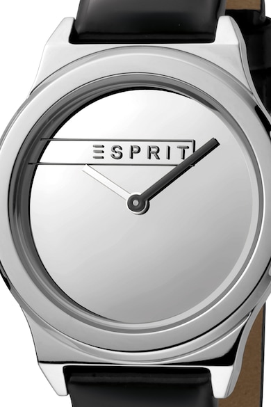 Esprit Часовник Magnolia с кожена каишка Жени