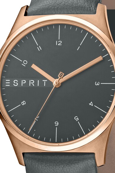 Esprit Часовник Essential с кожена каишка Мъже