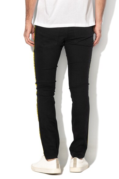 Cheap Monday Blugi unisex skinny cu garnituri tubulare laterale Femei