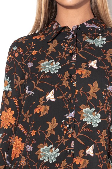 Silvian Heach Collection Clarington virágmintás ing háromnegyedes ujjakkal női