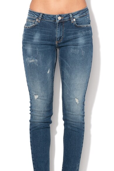 Silvian Heach Collection Blugi skinny cu aspect deteriorat Kate Femei