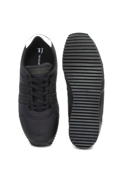 Trussardi Nylon és bőr sneakers cipő férfi