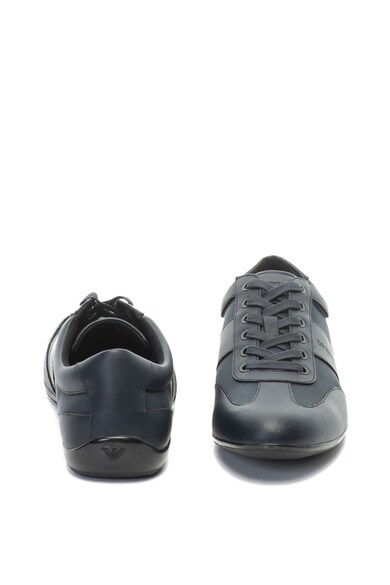 Emporio Armani Кожени спортно-елегантни обувки с текстил Мъже