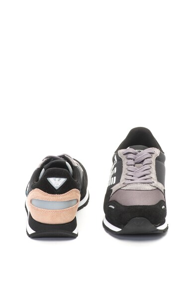 Emporio Armani Sneakers cipő nyersbőr anyagbetétekkel női