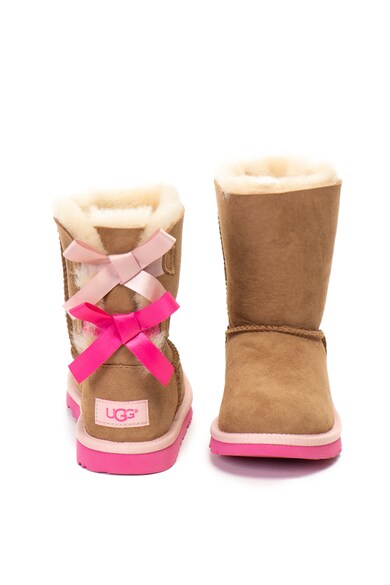 UGG Cizme fara inchidere, impermeabile de piele intoarsa Bailey Bow II Fete