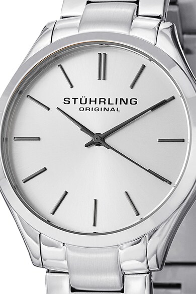 Stuhrling Овален часовник с метална верижка Мъже