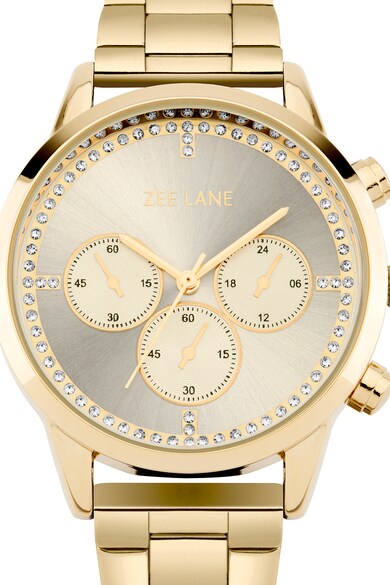 Zee Lane Овален часовник с метална верижка Жени