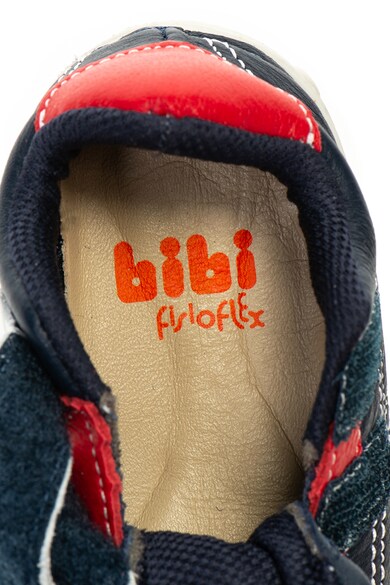 bibi kids Pantofi sport de piele cu velcro Baieti