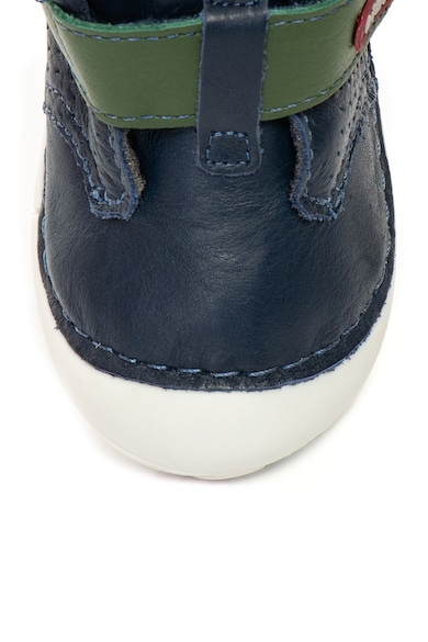 bibi kids Pantofi de piele, cu velcro si fisioflex Grow II Baieti