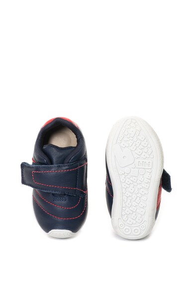 bibi kids Pantofi sport de piele cu velcro Baieti