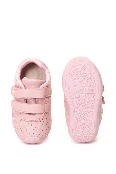 bibi kids Pantofi sport de piele cu velcro Fisioflex Fete