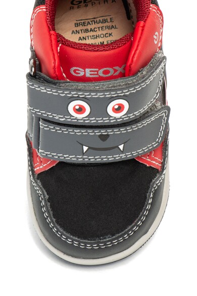 Geox Pantofi sport mid-high de piele ecologica Flick Baieti