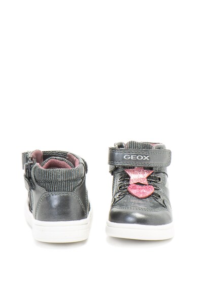 Geox Djrock ökobőr sneakers cipő fényes betétekkel Lány