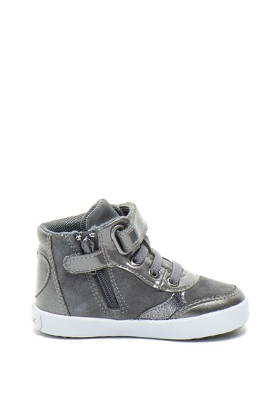 Geox Sneakers, Pantofi sport mid-high de piele intoarsa cu strasuri Kilwi Baieti