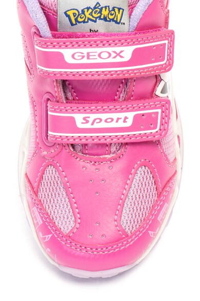 Geox Pantofi sport cu LED-uri si model pokemon Shuttle Fete