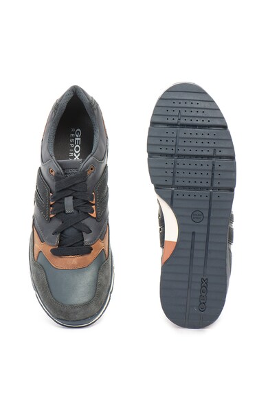 Geox Sandford bőr és nyersbőr sneakers cipő férfi