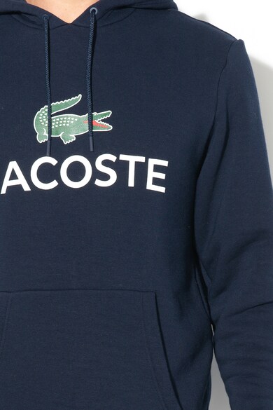 Lacoste Logómintás kapucnis pulóver kenguruzsebbel férfi