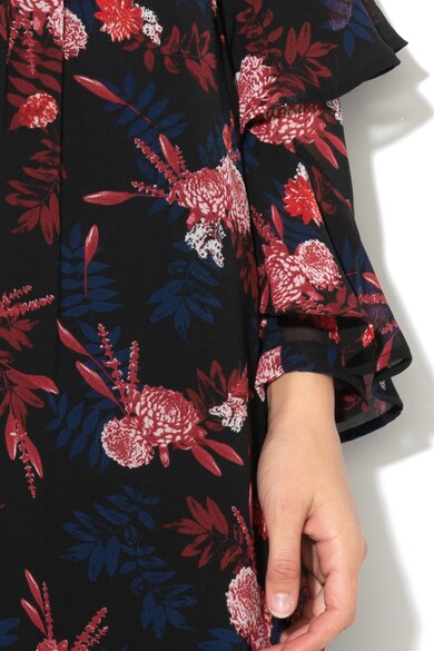 Tom Tailor Naomi virágmintás ruha bővülő ujjakkal női