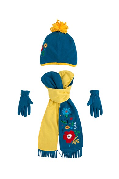 Tuc Tuc Шапка, шал и ръкавици с бродерии Момичета