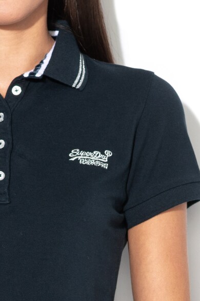 SUPERDRY Tricou polo clasic cu logo brodat Femei