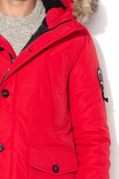 SUPERDRY Geaca parka cu blana sintetica detasabila Everest Barbati