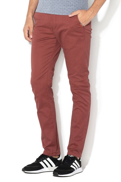 SUPERDRY International Slim fit chino nadrág férfi