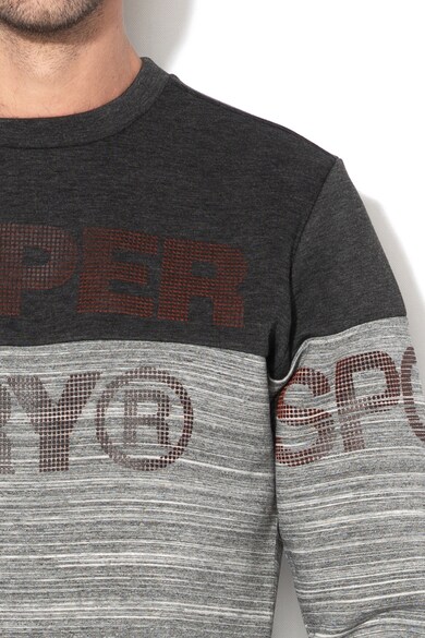 SUPERDRY Bluza sport cu imprimeu text Gym Tech Barbati