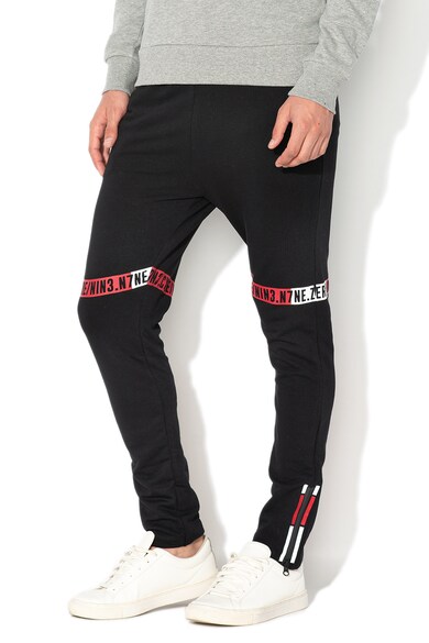 Jack & Jones Pantaloni sport cu detalii text Would Barbati