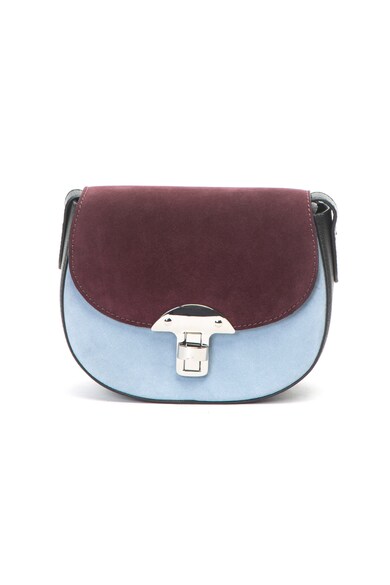 Pieces Geanta crossbody de piele si piele intoarsa Kyra Femei