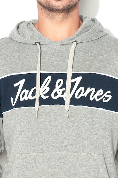 Jack & Jones Суитшърт Winsky с качулка и лого Мъже