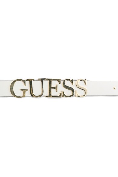 GUESS Curea de piele ecologica cu logo Femei