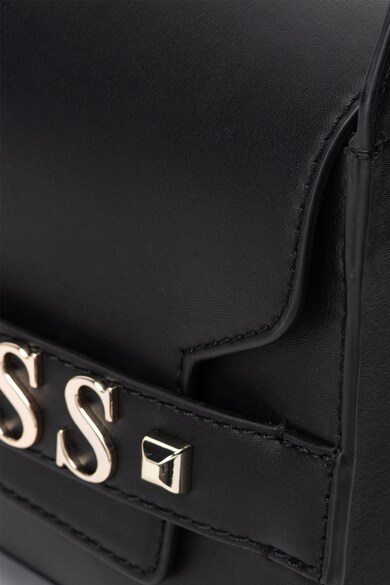 GUESS Geanta crossbody de piele ecologica, cu aplicatie logo Felix Femei