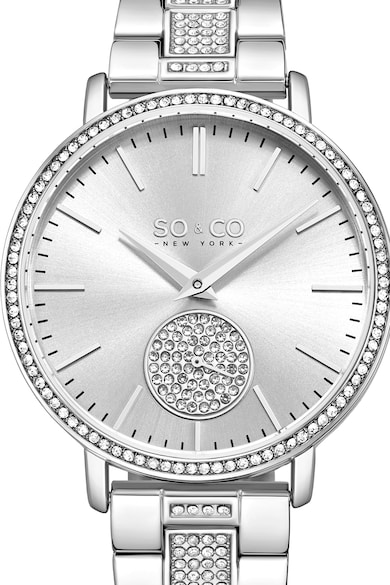SO&CO New York Овален часовник с декорация с кристали Жени