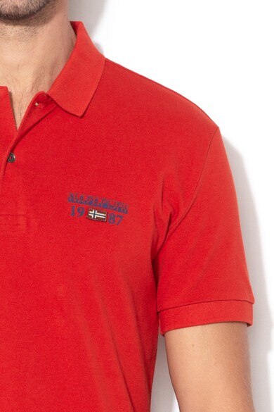 Napapijri Tricou polo din material pique Erthow Barbati