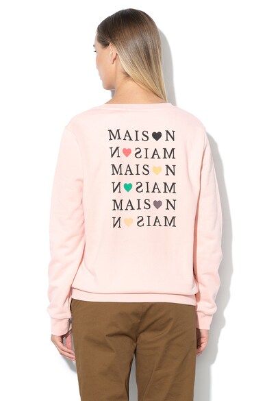 Maison Scotch Bluza sport cu imprimeu text Femei