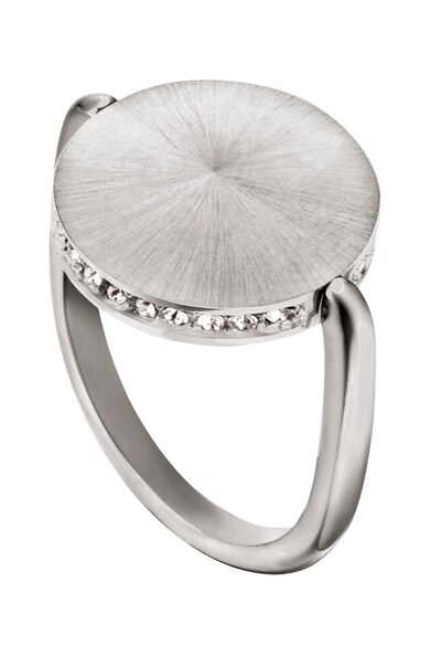 Esprit Sunset Sparkle rozsdamentes acél gyűrű kerek részlettel és kristályokkal női