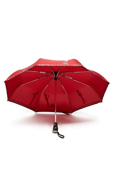 Moschino Десениран телескопичен чадър Жени