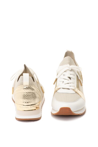Michael Kors Billie kötött sneakers cipő fémes hatású betétekkel női