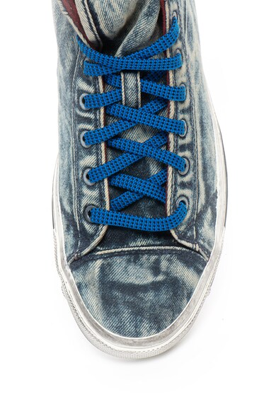 Diesel Tenisi mid-high cu aspect de denim Exposure Barbati