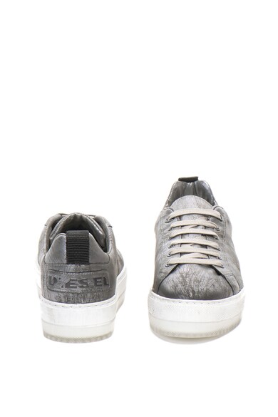 Diesel Pantofi sport flatform de piele ecologica Lenglas Femei