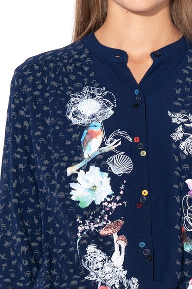 DESIGUAL Риза Francis с десен на птици Жени