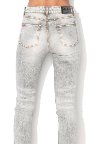 DESIGUAL Blugi skinny cu aplicatii de mergele perlate Pearls Femei