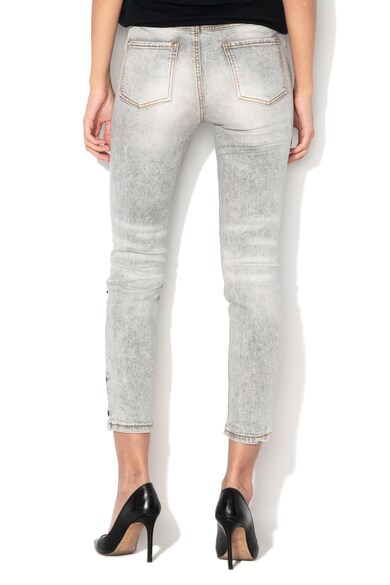 DESIGUAL Blugi skinny cu aplicatii de mergele perlate Pearls Femei